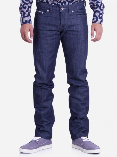 Naked & Famous SkinnyGuy Left Hand Twill Selvedge Jeans (Indigo)