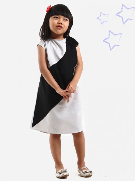 PLAYDATE Silver Velvet Dress (Grey)