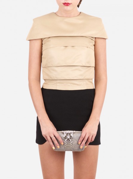 Remigius Marcotte Crop Top (Beige)  