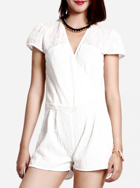 SELV Zinnia Jumpsuit (Off White)