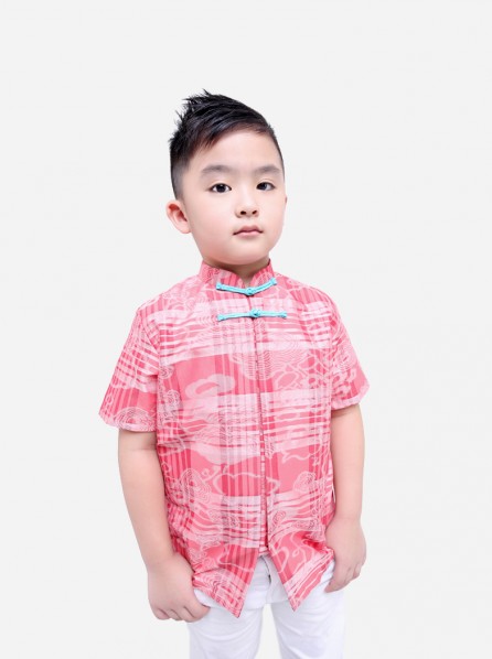  7 O clock Romance Garden Shirt (Pink)