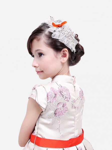  7 O clock Rose Garden Hairpiece (Silver)