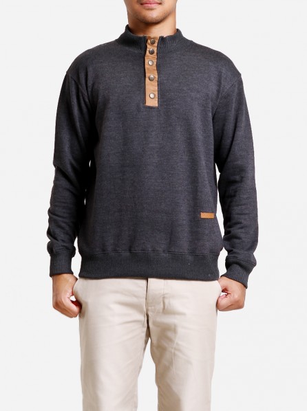 ButtonPatch Concord Sweater (Grey Misty)