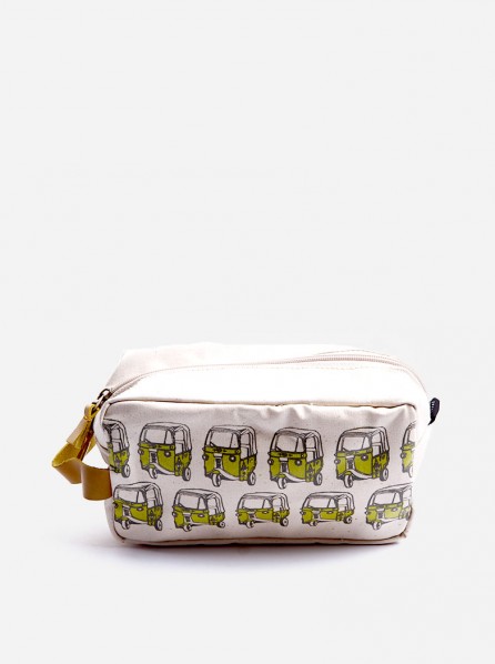 Canvas Living Brick Pouch Bajaj In Green
