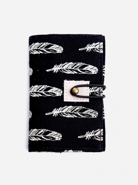 Canvas Living Card Album Feathers