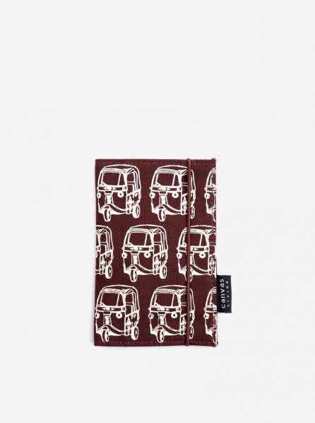 Canvas Living Passport Cover Bajaj In Brown