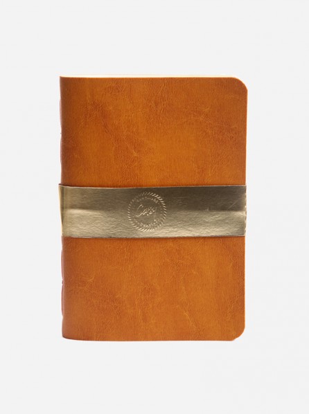 Catsy Light Russet Notebook (Mustard)
