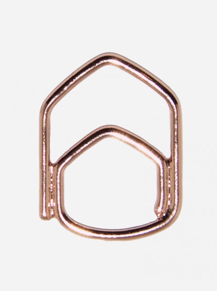 Cheap Monday Paperclip Ring (Rose Gold)