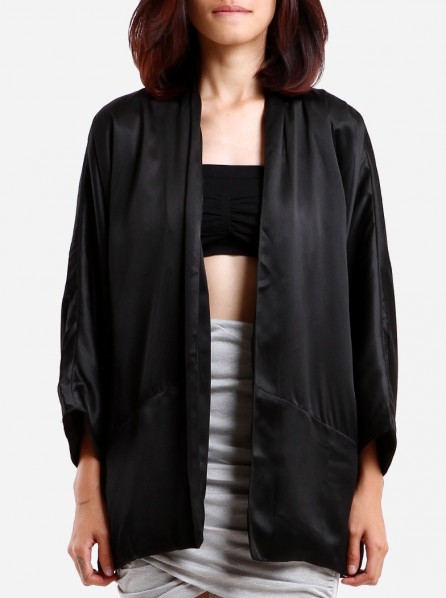DAY AND NIGHT Oversized Kimono (Black)