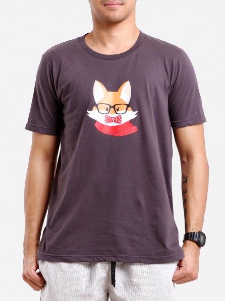 Dirty White Cotton Men YLVIS T-shirt (Grey)