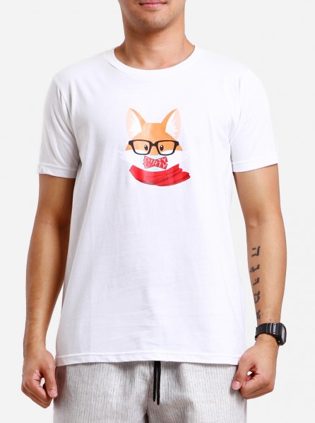 Dirty White Cotton Men YLVIS T-shirt (White)