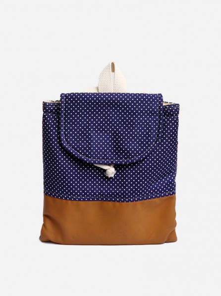 Fishtail Polka Pack (Navy)
