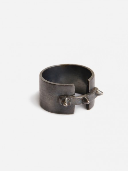 Hawwabali Liliquoi Ring (Silver Oxidated)