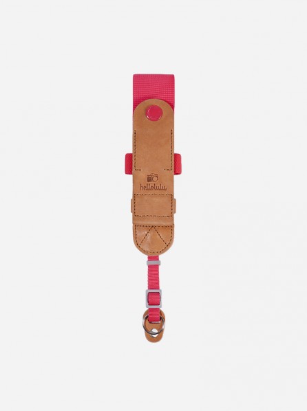 Hellolulu Skylor Camera Hand Strap (Wild Strawberry) 