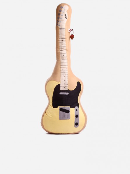 Humia Living Telecaster Cushion (Yellow)