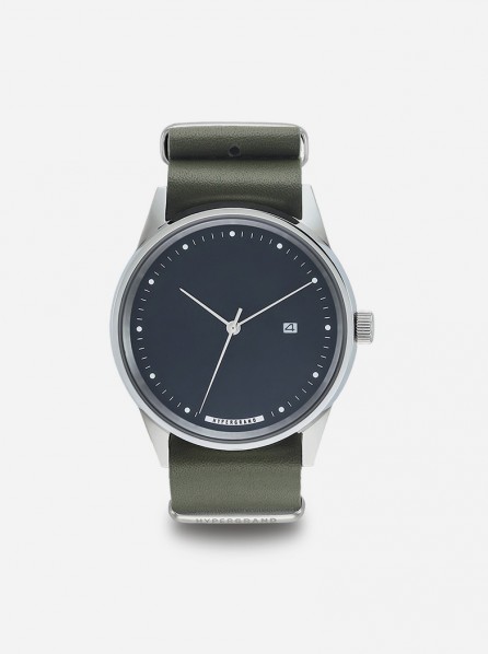 Hypergrand Oxley Green Leather Nato (Green)