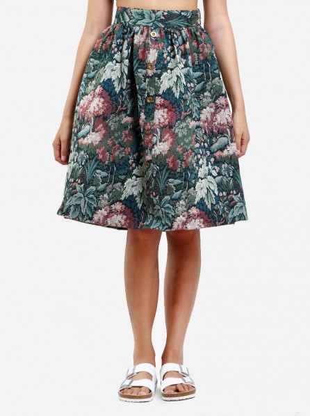 Impromptu Tapestry Garden Skirt (Green)