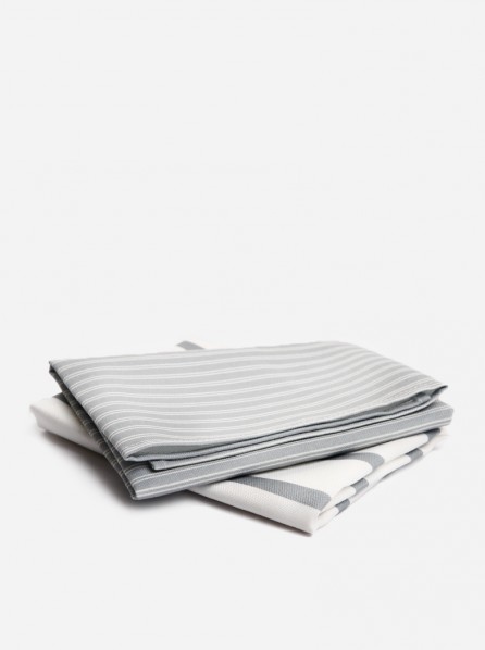 Kasual Project Morning Hand Towels (Light Grey)