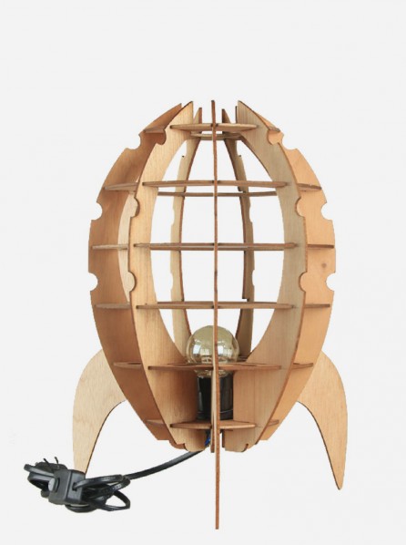 Kite Design Studio Rocket Lamp