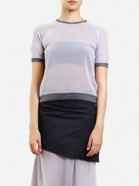Komma Yumi Top Plain (Light Grey)
