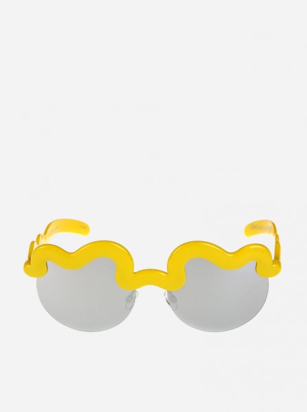 Le Specs Hi Brow Sunglasses (Gloss Yellow)