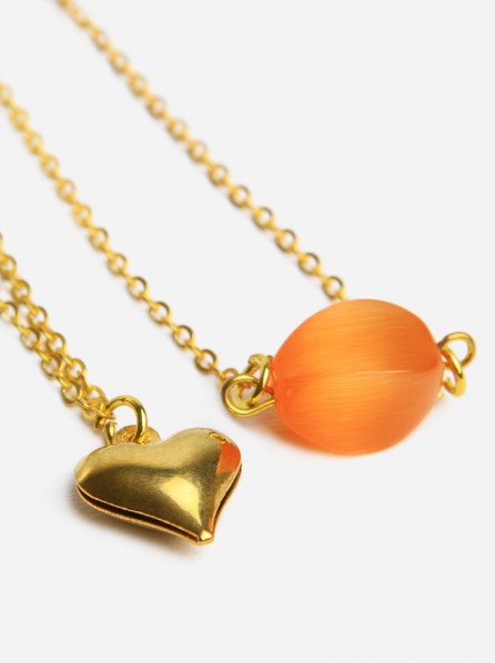Magicspell Monica Hanna Bracelet Set (Orange/Gold)