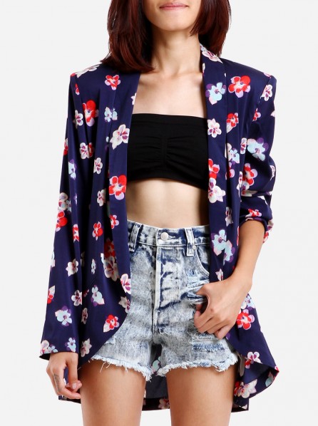 MINKPINK Sherbet Floral Blazer (Blue)