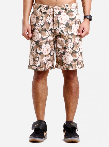 My Short of Things Beehive Floral Short (Green)