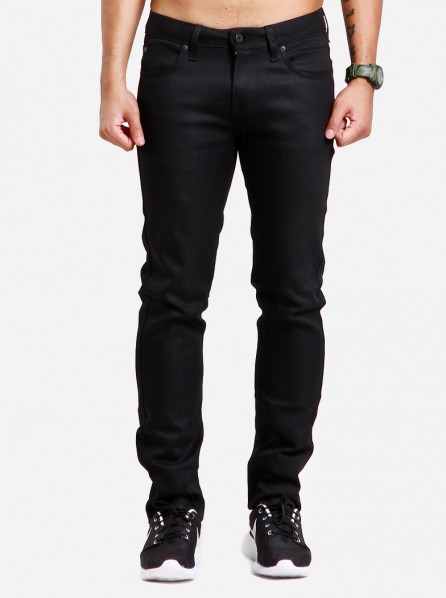 Naked & Famous Super Skinny Tapered Leg (Black)