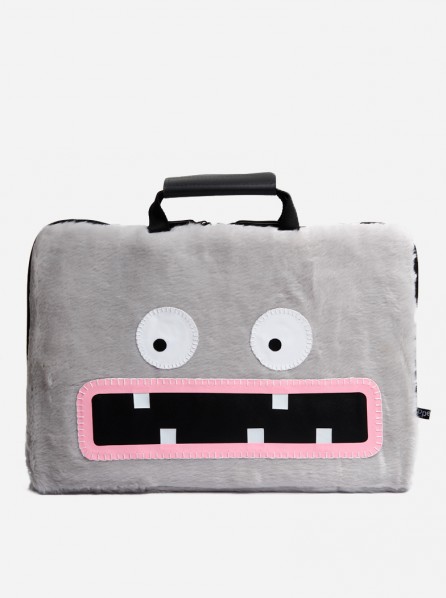 Peppercorns Monster Laptop Case Blah Bloh (Grey)