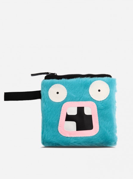 Peppercorns Monster Pouch Kiddo Dinky Odong (Blue)