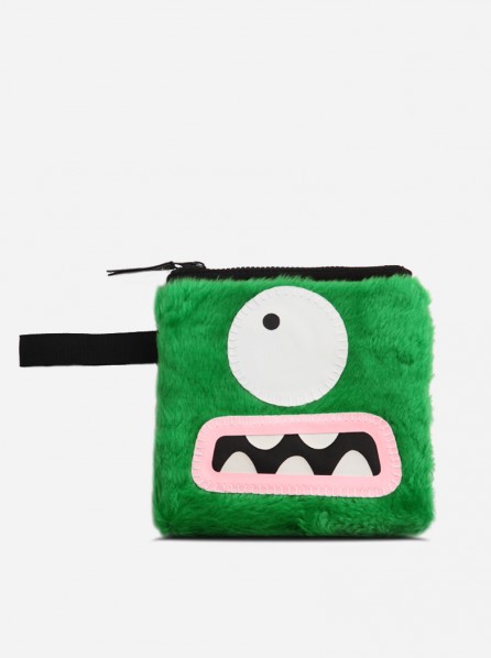 Peppercorns Monster Pouch Kiddo Go Bye (Green)
