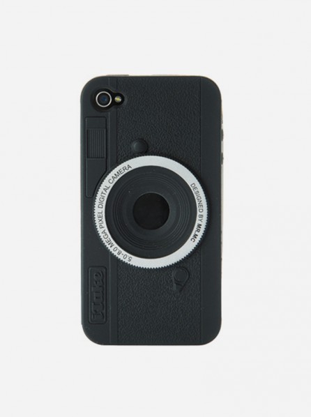 PT Iphone Case Camera Sillicone (Black)