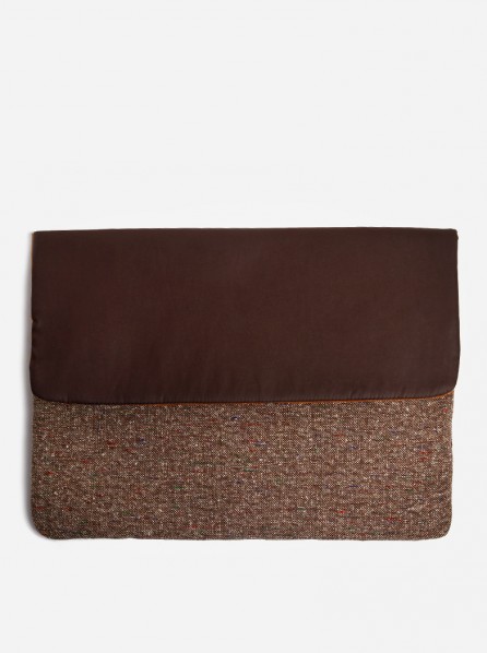 Scissor Paper Rock Dyno Notebook Case (Dark Brown/Brown)
