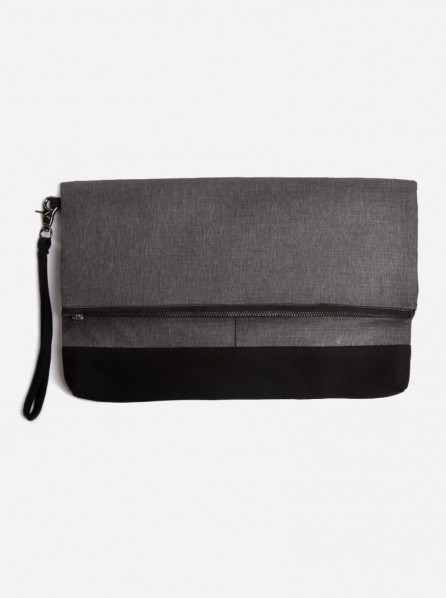Scissor Paper Rock Kato Clutch (Dark Grey/Black)