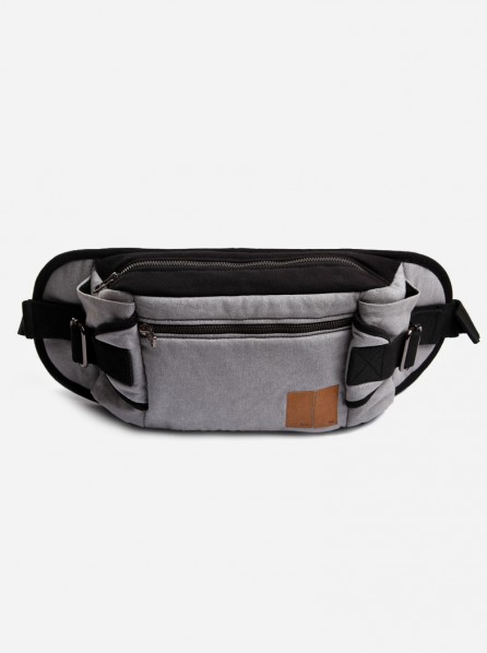 Scissor Paper Rock Monokuro Waistbag (Light Grey/Black)