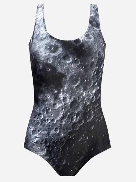 Shadowplaynyc Moon Print Swimsuit