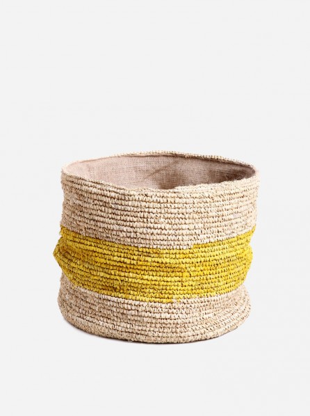 TRE Studio Sunshine Storage Basket (Yellow)