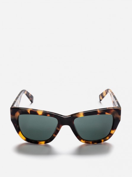 Sunday Somewhere Chely Sunglasses (Marble Demi/Solid Grey Lens)