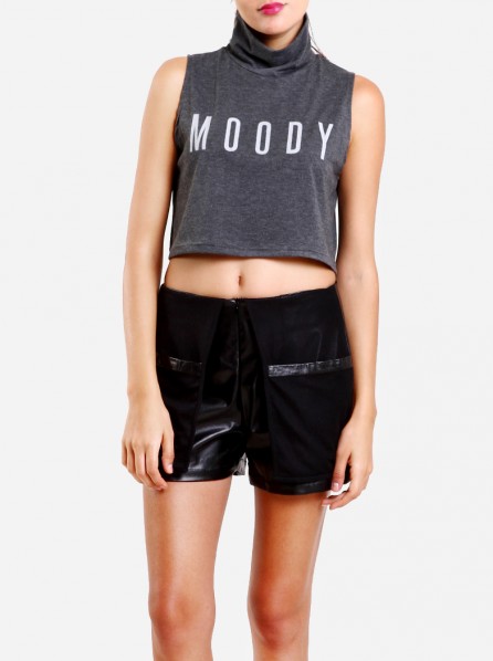 Inch Basic Turtle Tee Moody (Grey)