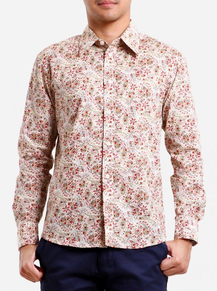 Zuka Vintage Daisy Shirt (Beige)