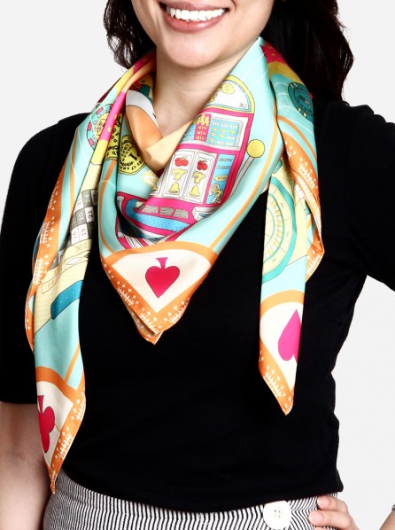 ASAMA Original Scarf Casino (Peach)