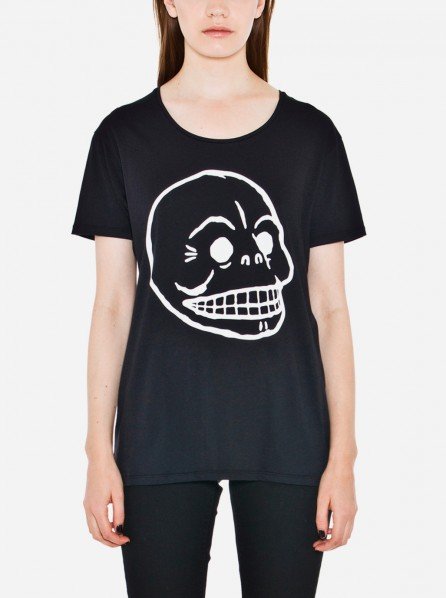 Cheap Monday Easy Tee - Skull (Black)