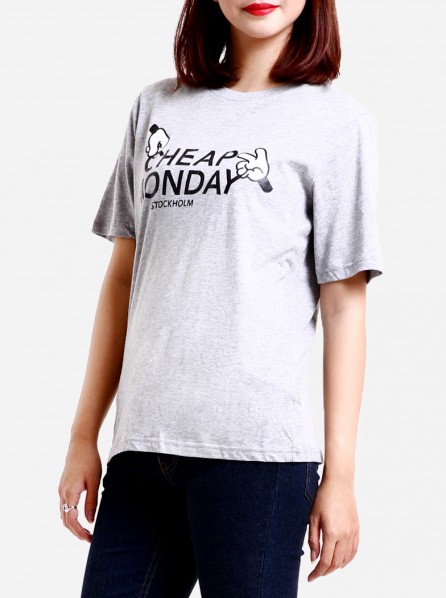 Cheap Monday Perfect Thievery Tee (Grey Melange)