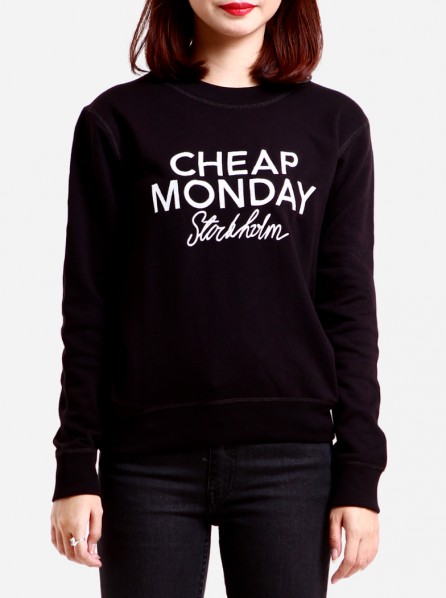 CHEAP MONDAY Women Ellie Cheap Monday Sweat (Harsh Concrete)
