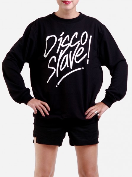 ELVACKA WOMEN DISCO SLAVE SWEATER (BLACK)