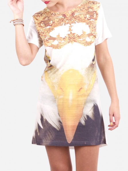 Lalalove London Eagle Baroque Oversize Tee