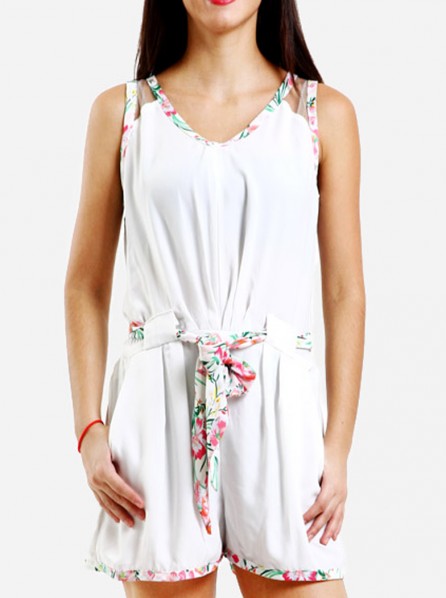 LAST CLOTHING Summer Jumpsuit (White)