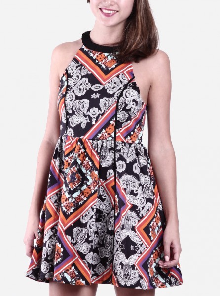 Mink Pink Lay Lady Dress (Multi)