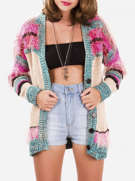 Mink Pink Gypsy Love Cardigan (Multi)